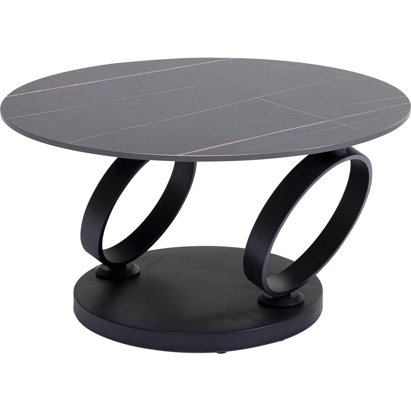 Table basse Beverly noire 133x80cm Kare Design