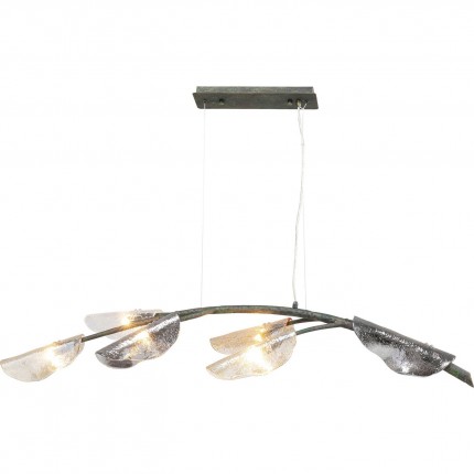 Suspension feuilles verre branche Kare Design