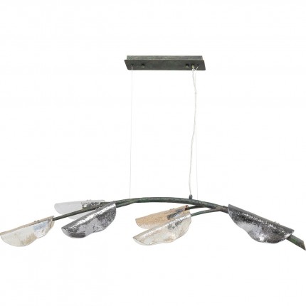 Suspension feuilles verre branche Kare Design