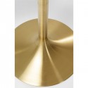 Table Invitation noyer & laiton Kare Design