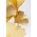 Lampe de table feuilles de ginkgo dorées Kare Design