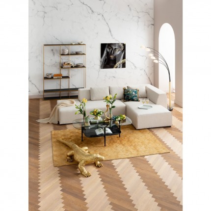 Tapis Costa jaune 170x240cm Kare Design