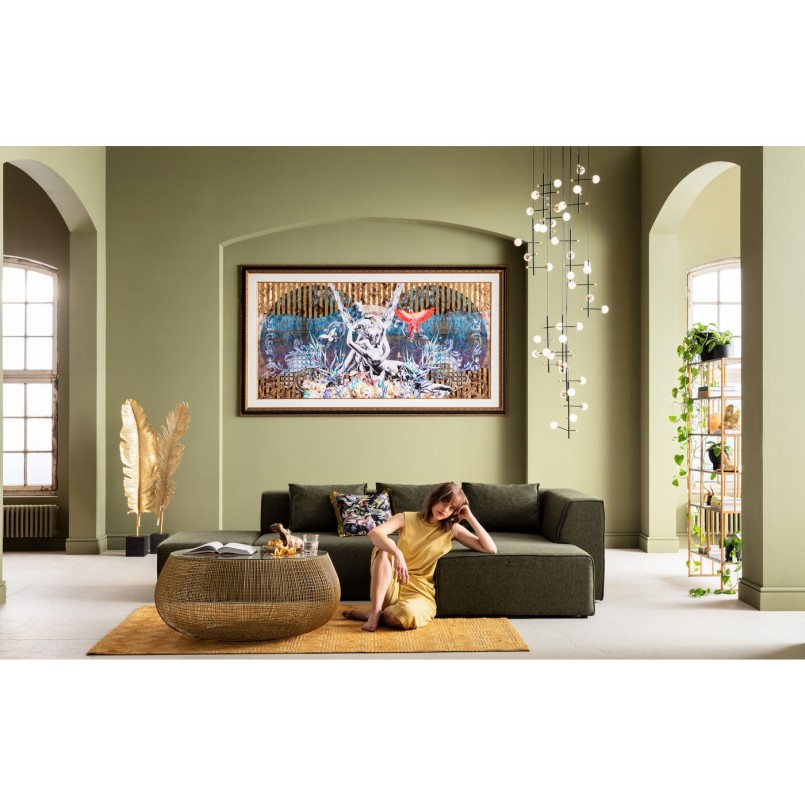Coussin Tropical Garden Fringe 45x45cm Kare Design