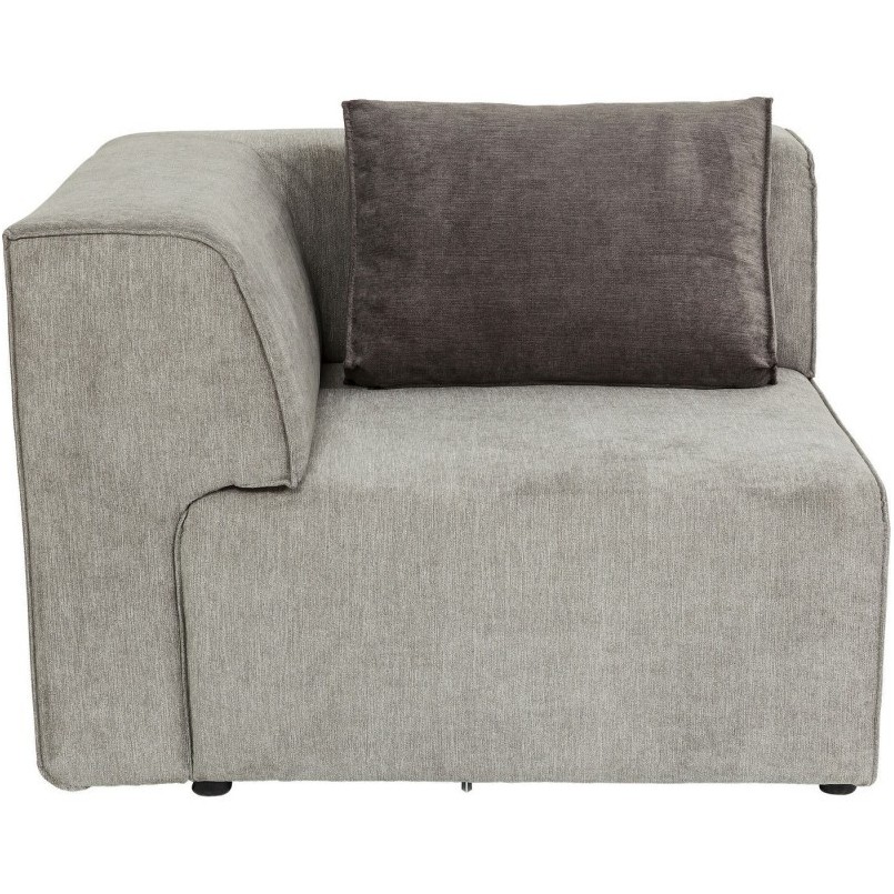 Canapé 2 angles Infinity gris 6 assises Kare Design