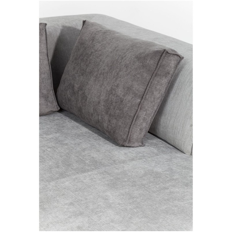 Canapé 2 angles Infinity gris 4 assises Kare Design