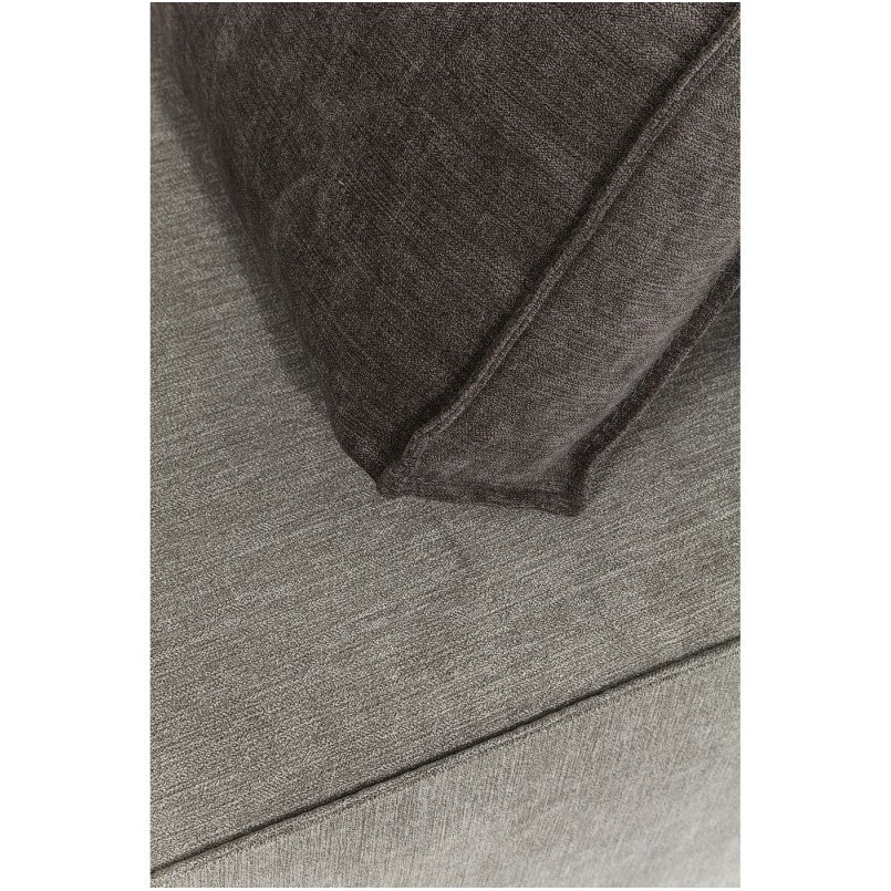 Canapé 2 angles Infinity gris 4 assises Kare Design