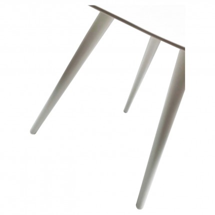 Table d'appoint de jardin Sorrento 48cm blanche Gescova
