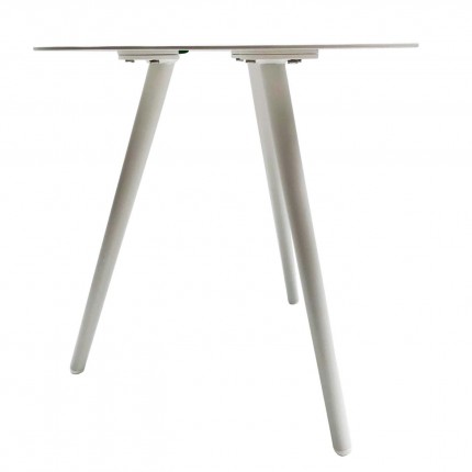 Table d'appoint de jardin Sorrento 48cm blanche Gescova