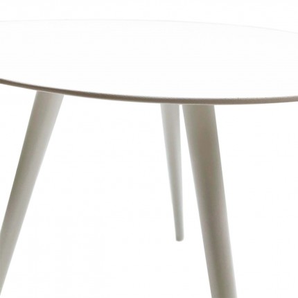 Table d'appoint de jardin Sorrento 48cm blanche Gescova