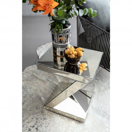 Table d'appoint Luxury Z argent Kare Design