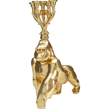 Bougeoir Gorilla doré Kare Design