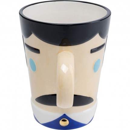 Mugs visage monsieur set de 2 Kare Design