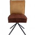 Chaise Chelsea marron Kare Design