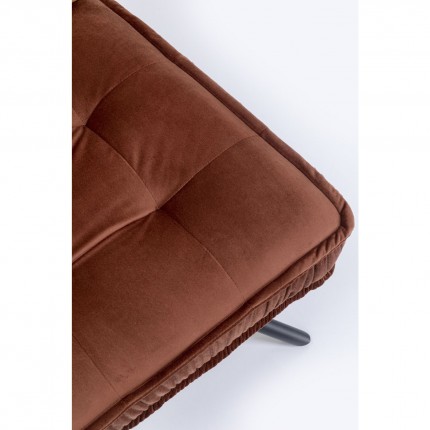 Chaise Chelsea marron Kare Design