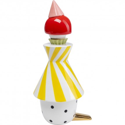 Boîte clown jaune 26cm Kare Design