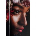 Paravent femmes fleurs noir Kare Design