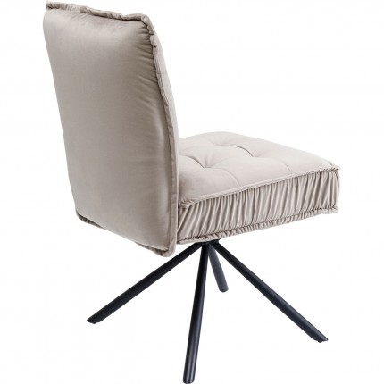 Chaise Chelsea grise Kare Design