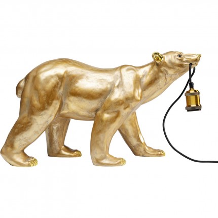 Lampe de sol Animal ours polaire Kare Design