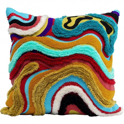 Coussin vagues multicolores Kare Design