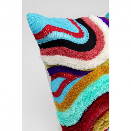 Coussin vagues multicolores Kare Design