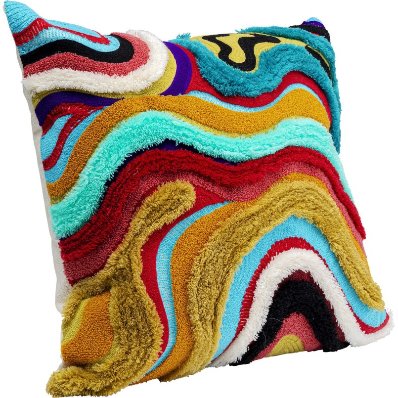 Coussin Waves Multi 45x45cm Kare Design