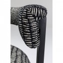 Chaise avec accoudoirs Paris grise et noire Kare Design