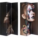 Paravent femmes serpent 120x180cm Kare Design