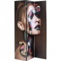 Paravent femmes serpent 120x180cm Kare Design