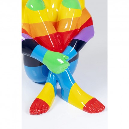 Déco Gangster chien multicolore XL Kare Design