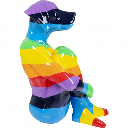Déco Gangster chien multicolore XL Kare Design