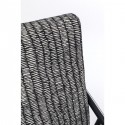Fauteuil Remo noir et blanc Kare Design