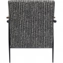 Fauteuil Remo noir et blanc Kare Design
