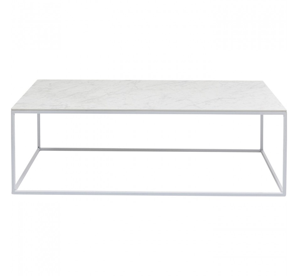 Table basse Greta 100x50cm blanche Kare Design