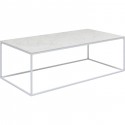 Table basse Greta 100x50cm blanche Kare Design