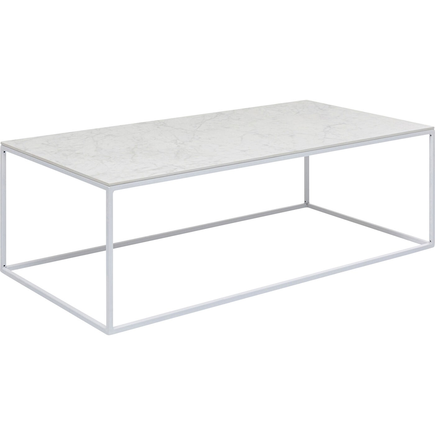 Table basse Greta 100x50cm blanche Kare Design