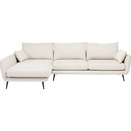 Canapé d angle Amalfi gauche crème 275cm