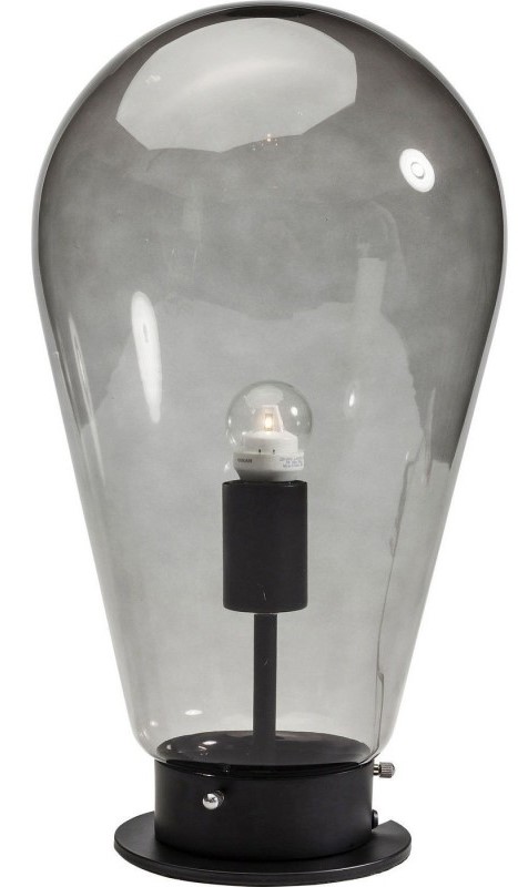 lampe de table bulb noir kare design
