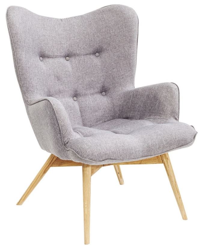 Fauteuil Vicky gris Kare design