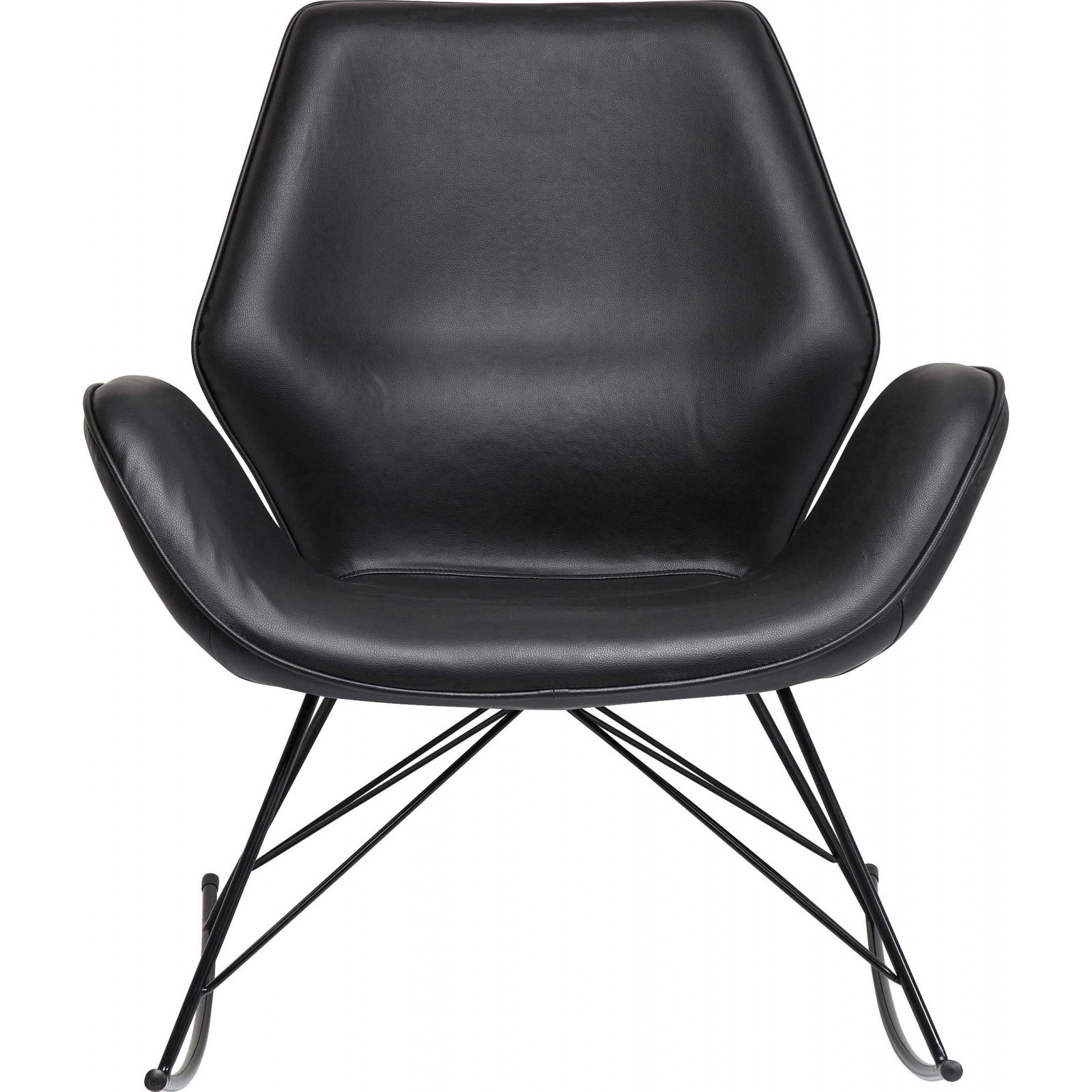 Fauteuil noir rocking chair, Kare Design