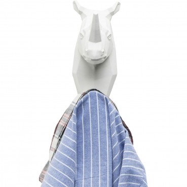 PORTEMANTEAU RHINO BLANC KARE DESIGN